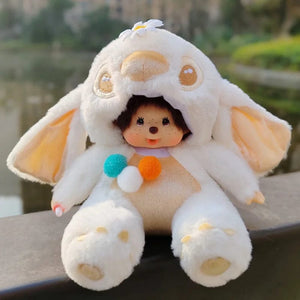 Planet Gates Q Disney 20cm Linabell Transform Stitch Rabbit Totoro Kiki Plush Toy Kawaii Stellalou Plushies Stuffed Doll Kids Christmas Gift