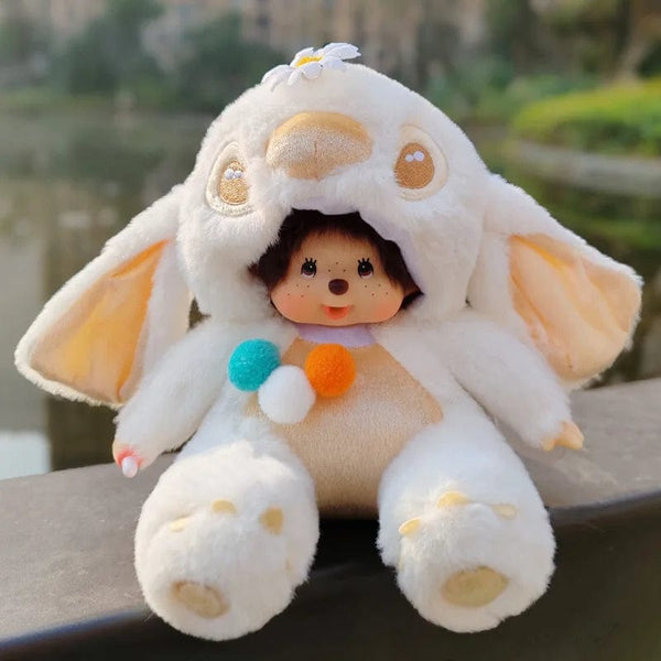Planet Gates Q Disney 20cm Linabell Transform Stitch Rabbit Totoro Kiki Plush Toy Kawaii Stellalou Plushies Stuffed Doll Kids Christmas Gift