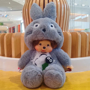 Planet Gates Q Disney 20cm Linabell Transform Stitch Rabbit Totoro Kiki Plush Toy Kawaii Stellalou Plushies Stuffed Doll Kids Christmas Gift