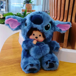 Planet Gates Q Disney 20cm Linabell Transform Stitch Rabbit Totoro Kiki Plush Toy Kawaii Stellalou Plushies Stuffed Doll Kids Christmas Gift