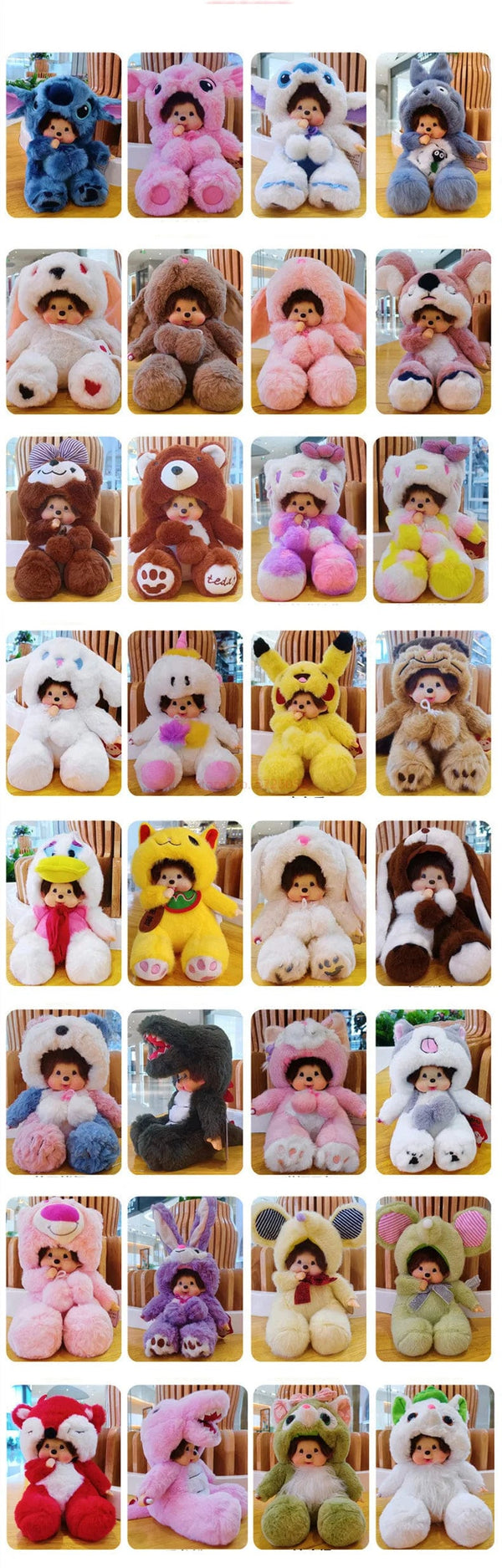 Planet Gates Q Disney 20cm Linabell Transform Stitch Rabbit Totoro Kiki Plush Toy Kawaii Stellalou Plushies Stuffed Doll Kids Christmas Gift