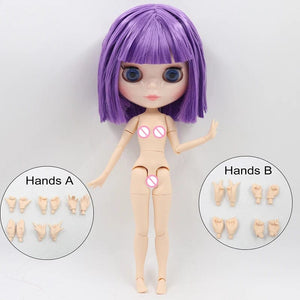 Planet Gates Q1206P281E2C / 30cm nude doll ICY DBS Blyth Doll 1/6 BJD Joint Body White Skin Special Offer On Sale Random Eyes Color 30cm TOY Girls Gift Anime