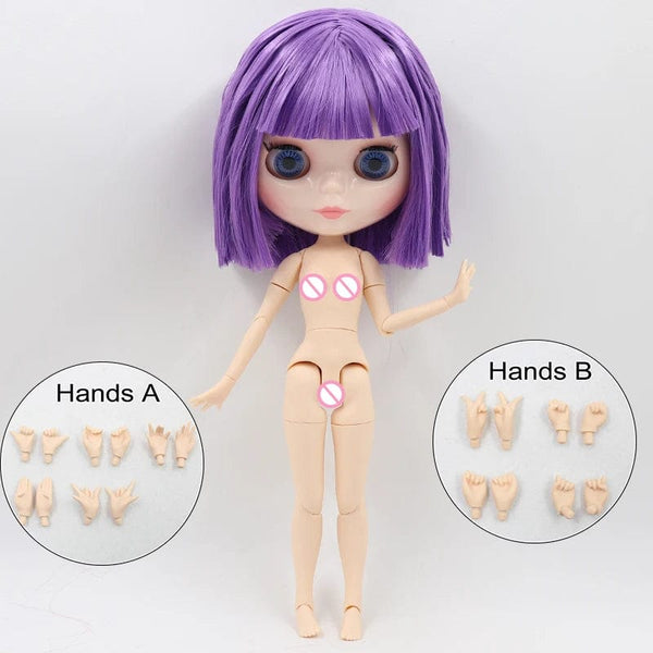 Planet Gates Q1206P281E2C / 30cm nude doll ICY DBS Blyth Doll 1/6 BJD Joint Body White Skin Special Offer On Sale Random Eyes Color 30cm TOY Girls Gift Anime
