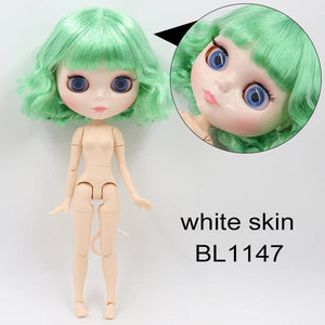 Planet Gates Q1206P281E2C / 30cm nude doll ICY DBS Blyth Doll 1/6 BJD Joint Body White Skin Special Offer On Sale Random Eyes Color 30cm TOY Girls Gift Anime