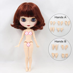 Planet Gates Q1206P281E2C / 30cm nude doll ICY DBS Blyth Doll 1/6 BJD Joint Body White Skin Special Offer On Sale Random Eyes Color 30cm TOY Girls Gift Anime