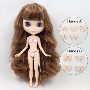 Planet Gates Q1206P281E2C / 30cm nude doll ICY DBS Blyth Doll 1/6 BJD Joint Body White Skin Special Offer On Sale Random Eyes Color 30cm TOY Girls Gift Anime