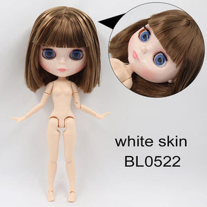 Planet Gates Q1206P281E2C / 30cm nude doll ICY DBS Blyth Doll 1/6 BJD Joint Body White Skin Special Offer On Sale Random Eyes Color 30cm TOY Girls Gift Anime