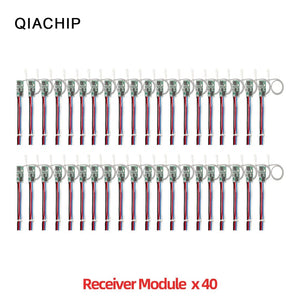 Planet Gates QA-R-012x40 / CHINA QIACHIP 40pcs 433.92Mhz Universal Wireless DC 3.6V-24V Remote Control Switch 1 CH RF Relay Receiver LED Light Controller DIY Kit