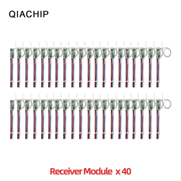Planet Gates QA-R-012x40 / CHINA QIACHIP 40pcs 433.92Mhz Universal Wireless DC 3.6V-24V Remote Control Switch 1 CH RF Relay Receiver LED Light Controller DIY Kit
