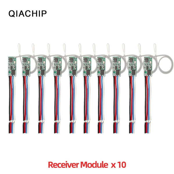 Planet Gates QA-R-012x40 / CHINA QIACHIP 40pcs 433.92Mhz Universal Wireless DC 3.6V-24V Remote Control Switch 1 CH RF Relay Receiver LED Light Controller DIY Kit