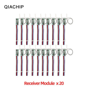 Planet Gates QA-R-012x40 / CHINA QIACHIP 40pcs 433.92Mhz Universal Wireless DC 3.6V-24V Remote Control Switch 1 CH RF Relay Receiver LED Light Controller DIY Kit