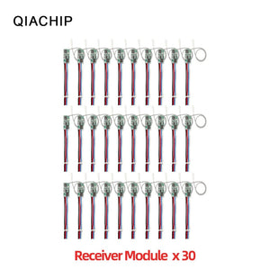 Planet Gates QA-R-012x40 / CHINA QIACHIP 40pcs 433.92Mhz Universal Wireless DC 3.6V-24V Remote Control Switch 1 CH RF Relay Receiver LED Light Controller DIY Kit