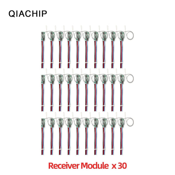 Planet Gates QA-R-012x40 / CHINA QIACHIP 40pcs 433.92Mhz Universal Wireless DC 3.6V-24V Remote Control Switch 1 CH RF Relay Receiver LED Light Controller DIY Kit