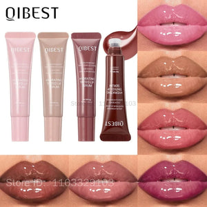 Planet Gates QIBEST Crystal Lip Balm Moisturizing Lip Gloss Oil Jelly Lipgloss Long Lasting Liquid Lipstick Hydrating Tinted Lip Serum Makeup