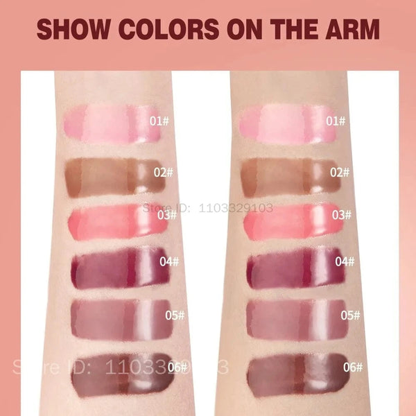Planet Gates QIBEST Crystal Lip Balm Moisturizing Lip Gloss Oil Jelly Lipgloss Long Lasting Liquid Lipstick Hydrating Tinted Lip Serum Makeup