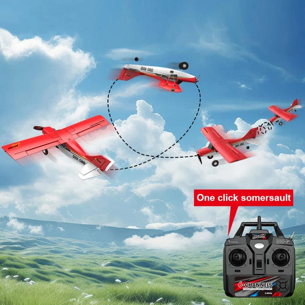 Planet Gates Qidi560 RC Plane Moore M7 Off-road 4CH Remote Control Airplane Brushless Fixed Wing Aircraft Model EPP Foam Toys for Children