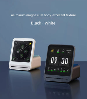 Planet Gates Qingping Air Detector 2 Smart Home Touch Screen Control Temperature Humidity Sensor CO2 PM2.5 Quality Monitor Work With Mijia Ap