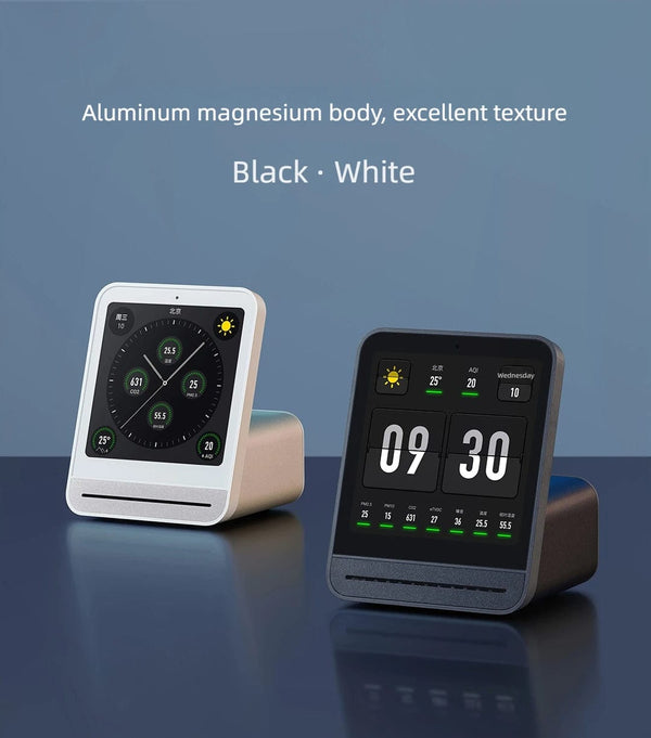 Planet Gates Qingping Air Detector 2 Smart Home Touch Screen Control Temperature Humidity Sensor CO2 PM2.5 Quality Monitor Work With Mijia Ap