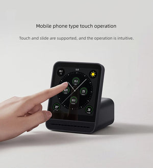 Planet Gates Qingping Air Detector 2 Smart Home Touch Screen Control Temperature Humidity Sensor CO2 PM2.5 Quality Monitor Work With Mijia Ap