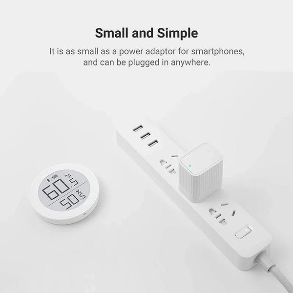 Planet Gates Qingping Bluetooth Gateway Hub Compatible WIFI Remote View Data Sub-Device Smart  Linkage Home Device Work With Mi home APP