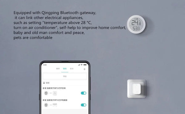 Planet Gates Qingping Bluetooth Gateway Hub Compatible WIFI Remote View Data Sub-Device Smart  Linkage Home Device Work With Mi home APP