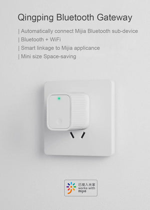 Planet Gates Qingping Bluetooth Gateway Hub Compatible WIFI Remote View Data Sub-Device Smart  Linkage Home Device Work With Mi home APP