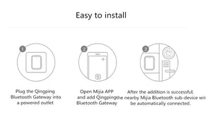 Planet Gates Qingping Bluetooth Gateway Hub Compatible WIFI Remote View Data Sub-Device Smart  Linkage Home Device Work With Mi home APP