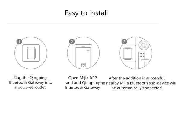 Planet Gates Qingping Bluetooth Gateway Hub Compatible WIFI Remote View Data Sub-Device Smart  Linkage Home Device Work With Mi home APP