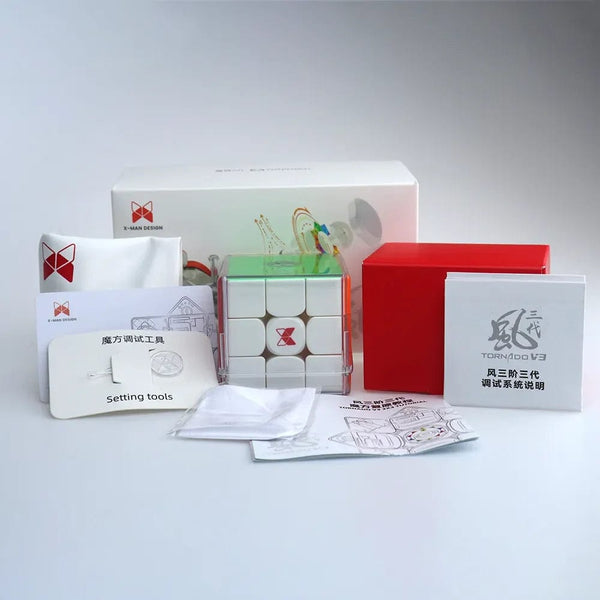 Planet Gates Qiyi X-Man Tornado V3 M Pioneer UV Magnetic Magic Speed Cube Stickerless XMD Tornado V3M Fidget Toys Cubo Magico Puzzle