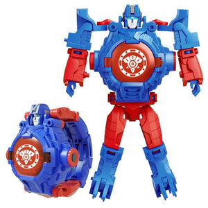 Planet Gates QTZ 24 images Disney Spiderman 24 Projection Patterns Children Watches for Boy Deformation Robot Projection Electronic Clock Kids Christmas