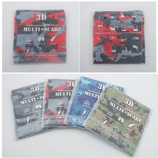 Planet Gates QXMZ260-26 Outdoor Sport Bandana Military Tube Scarf Fishing Cycling Tactical Hiking Face Cover Neck Gaiter Half Mask Headband Men Women