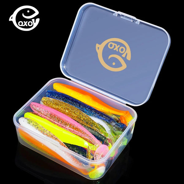 Planet Gates QXO Fishing Soft Lure Worm With Box Silicone Bait Swimbait Streamer Sea Fishing Spoon Lure 7cm 10cm Wobbler Set