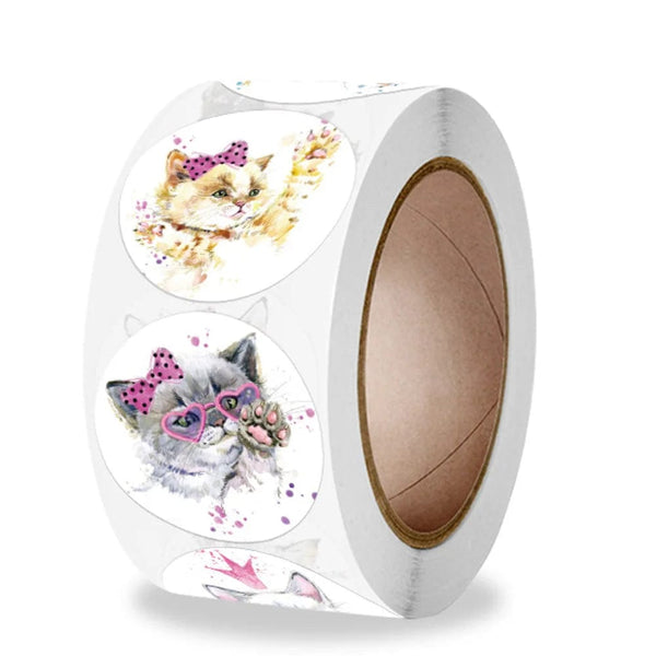 Planet Gates QY934-300pcs 100-500pcs Teacher Reward Sticker Fun Motivation Cat Dog Sticker for School Teacher Student Stationery Stickers Kids