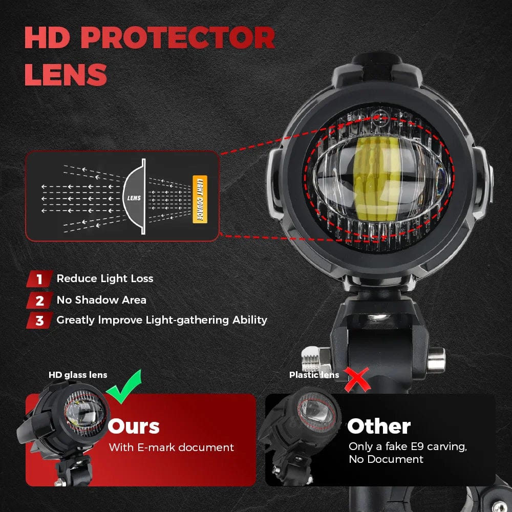 Planet Gates R1200GS 40W Motorcycle LED Fog Lights Auxiliary Assembliy For BMW R1200GS F850GS F750GS F 850GS 750GS 1250GS GS LC Adventure