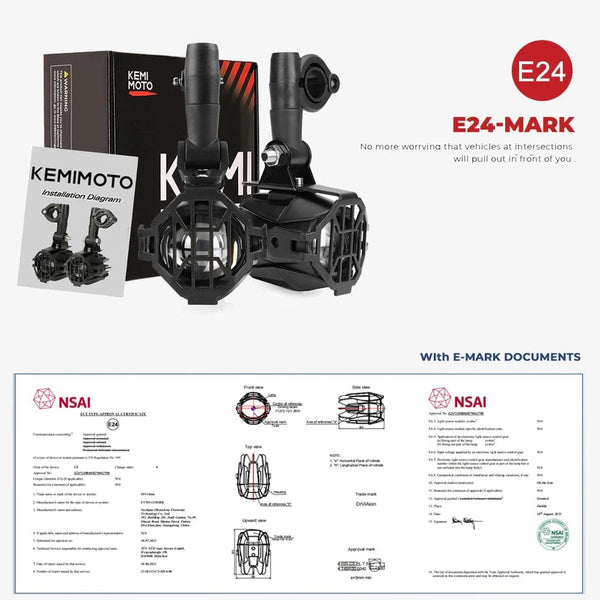 Planet Gates R1200GS 40W Motorcycle LED Fog Lights Auxiliary Assembliy For BMW R1200GS F850GS F750GS F 850GS 750GS 1250GS GS LC Adventure