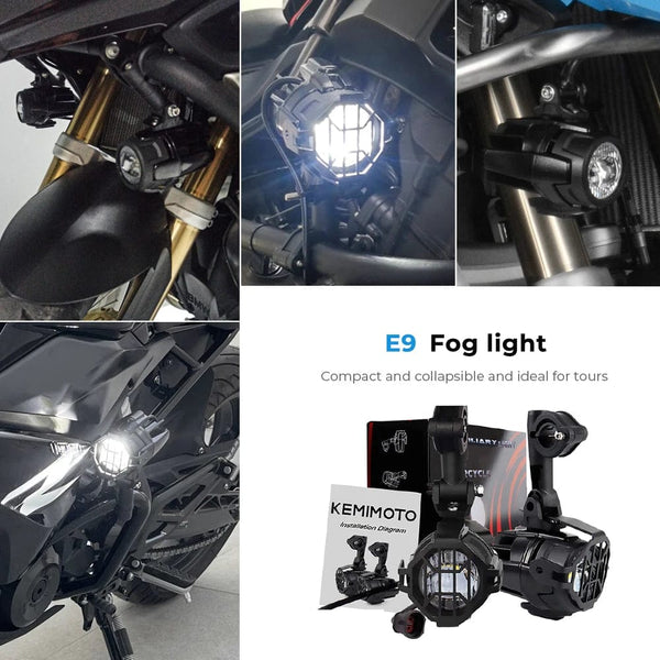 Planet Gates R1200GS 40W Motorcycle LED Fog Lights Auxiliary Assembliy For BMW R1200GS F850GS F750GS F 850GS 750GS 1250GS GS LC Adventure