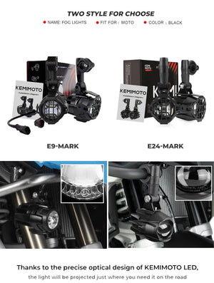 Planet Gates R1200GS 40W Motorcycle LED Fog Lights Auxiliary Assembliy For BMW R1200GS F850GS F750GS F 850GS 750GS 1250GS GS LC Adventure