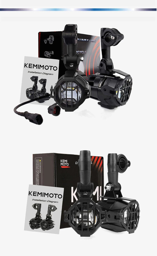 Planet Gates R1200GS 40W Motorcycle LED Fog Lights Auxiliary Assembliy For BMW R1200GS F850GS F750GS F 850GS 750GS 1250GS GS LC Adventure