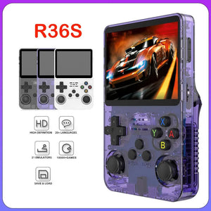 Planet Gates R36S Cool Handheld Video Game Console Open Source Linux System 3.5 Inch IPS Screen R35s Pro Portable Pocket Video Player Gift
