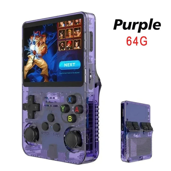 Planet Gates R36s new handheld game console open source Linux 3.5-inch IPS screen handheld 128GB video player Xmas Gift