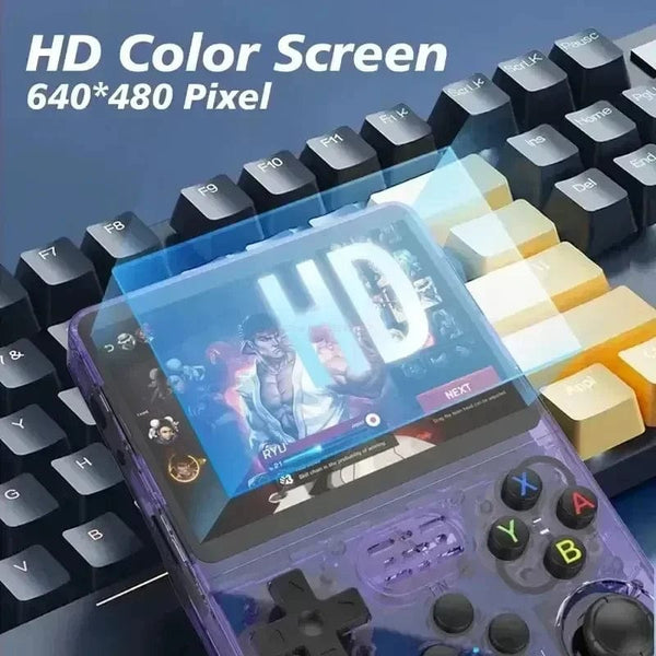 Planet Gates R36s new handheld game console open source Linux 3.5-inch IPS screen handheld 128GB video player Xmas Gift