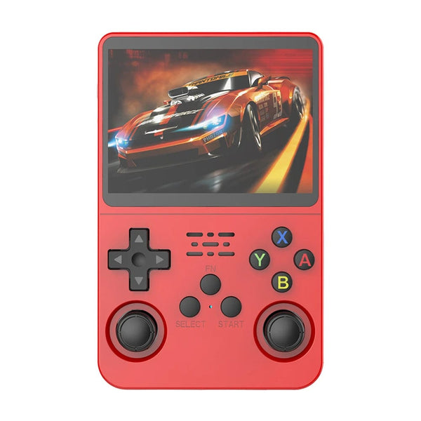 Planet Gates R36S Retro Handheld Console Linux System 3.5 Inch IPS Screen R35s Pro Portable Pocket Video Player 64GB Games