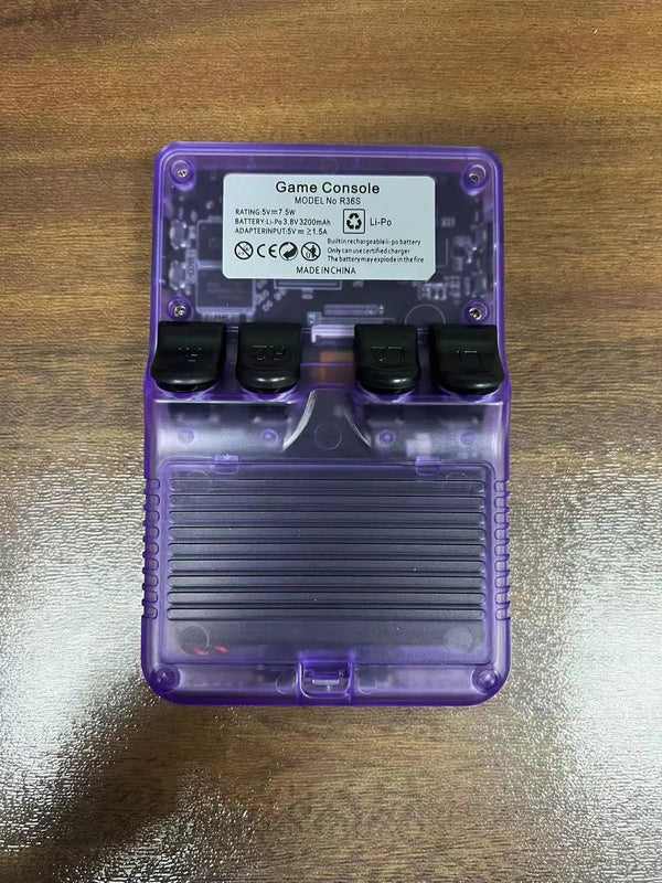 Planet Gates R36S Retro Handheld Console Linux System 3.5 Inch IPS Screen R35s Pro Portable Pocket Video Player 64GB Games