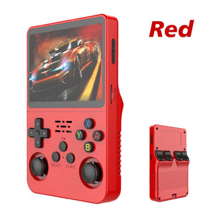 Planet Gates R36S Retro Handheld Console Linux System 3.5 Inch IPS Screen R35s Pro Portable Pocket Video Player 64GB Games