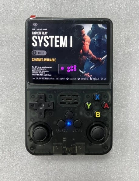 Planet Gates R36S Retro Handheld Console Linux System 3.5 Inch IPS Screen R35s Pro Portable Pocket Video Player 64GB Games