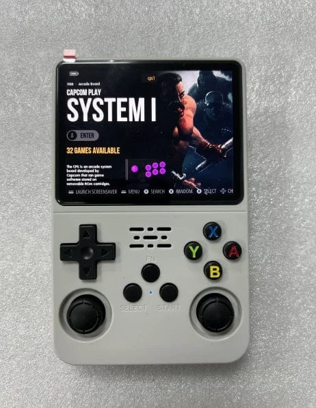 Planet Gates R36S Retro Handheld Console Linux System 3.5 Inch IPS Screen R35s Pro Portable Pocket Video Player 64GB Games