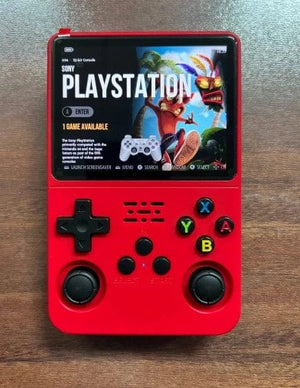 Planet Gates R36S Retro Handheld Console Linux System 3.5 Inch IPS Screen R35s Pro Portable Pocket Video Player 64GB Games