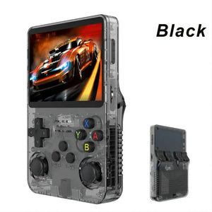 Planet Gates R36S Retro Handheld Console Linux System 3.5 Inch IPS Screen R35s Pro Portable Pocket Video Player 64GB Games