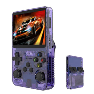 Planet Gates R36S Retro Handheld Video Game Console Linux System 3.5-inch IPS Screen Portable Handheld Video Player 64GB 15000 Games