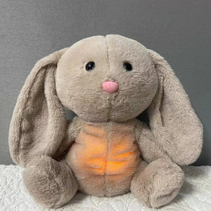 Planet Gates Rabbit A New Baby Breath Baby Bear Soothes Otter Plush Toy Doll Toy Child Soothing Music Sleep Companion Sound And Light Doll Toy Gifts